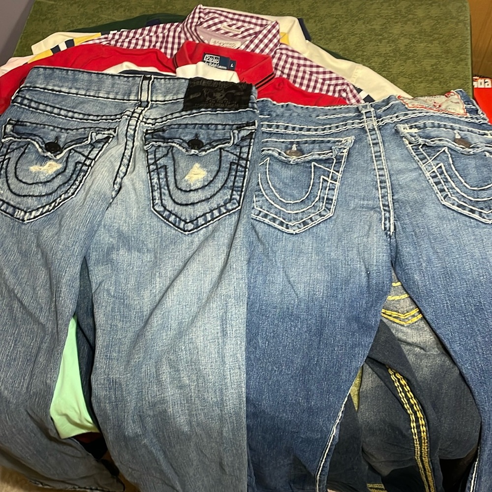2 men’s size 31 Ricky super t jeans